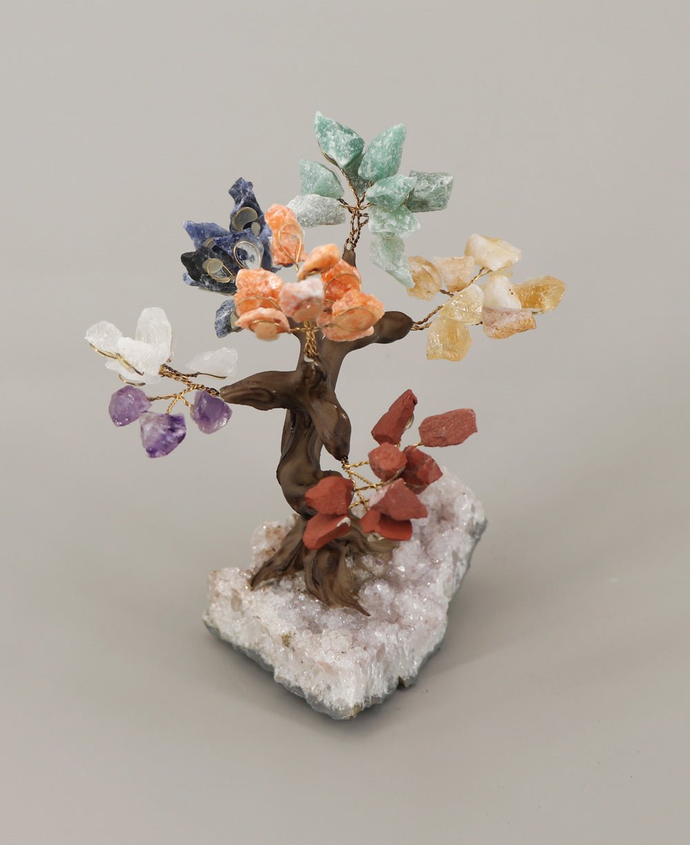 Chakra Gemstones Bonsai Tree - Decor