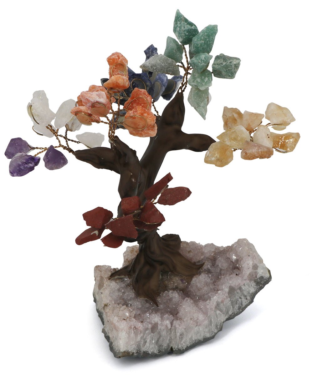 Chakra Gemstones Bonsai Tree - Decor