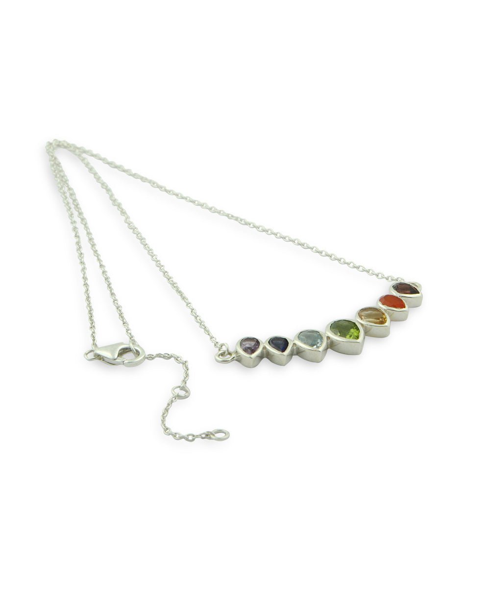 Chakra Jewelry Majestic Gemstone Chakra Necklace - Necklaces