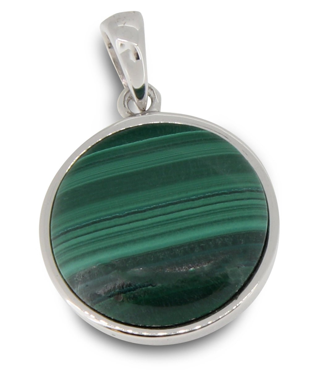 Change Malachite Sterling Silver Pendant - Pendant