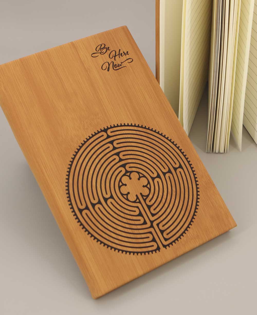 Chartres Design Labyrinth Meditation Journal - Office Supplies