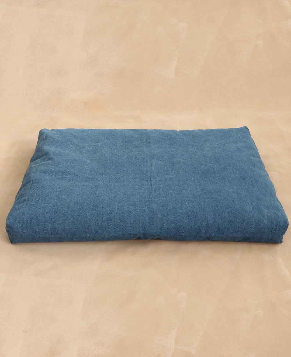 Classic Blue Zabuton Meditation Mat Cushion – Buddha Groove