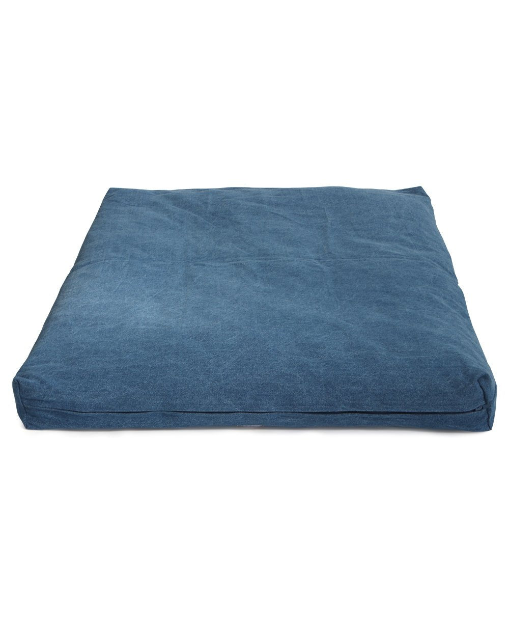 Classic Blue Zabuton Meditation Mat Cushion – Buddha Groove