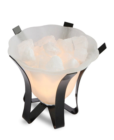 Clear Quartz Crystals Rock Lamp for Meditation - Lamps