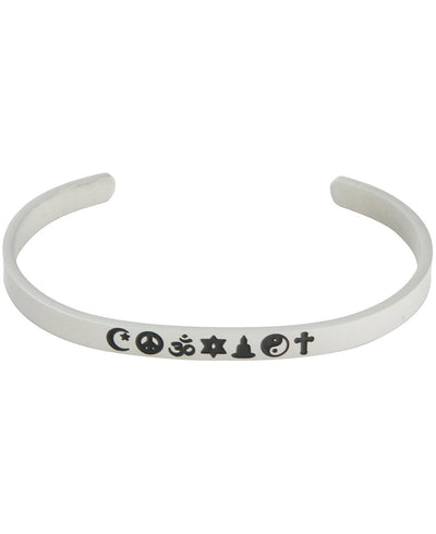 Coexist Symbolic Cuff Bracelet - Bracelets