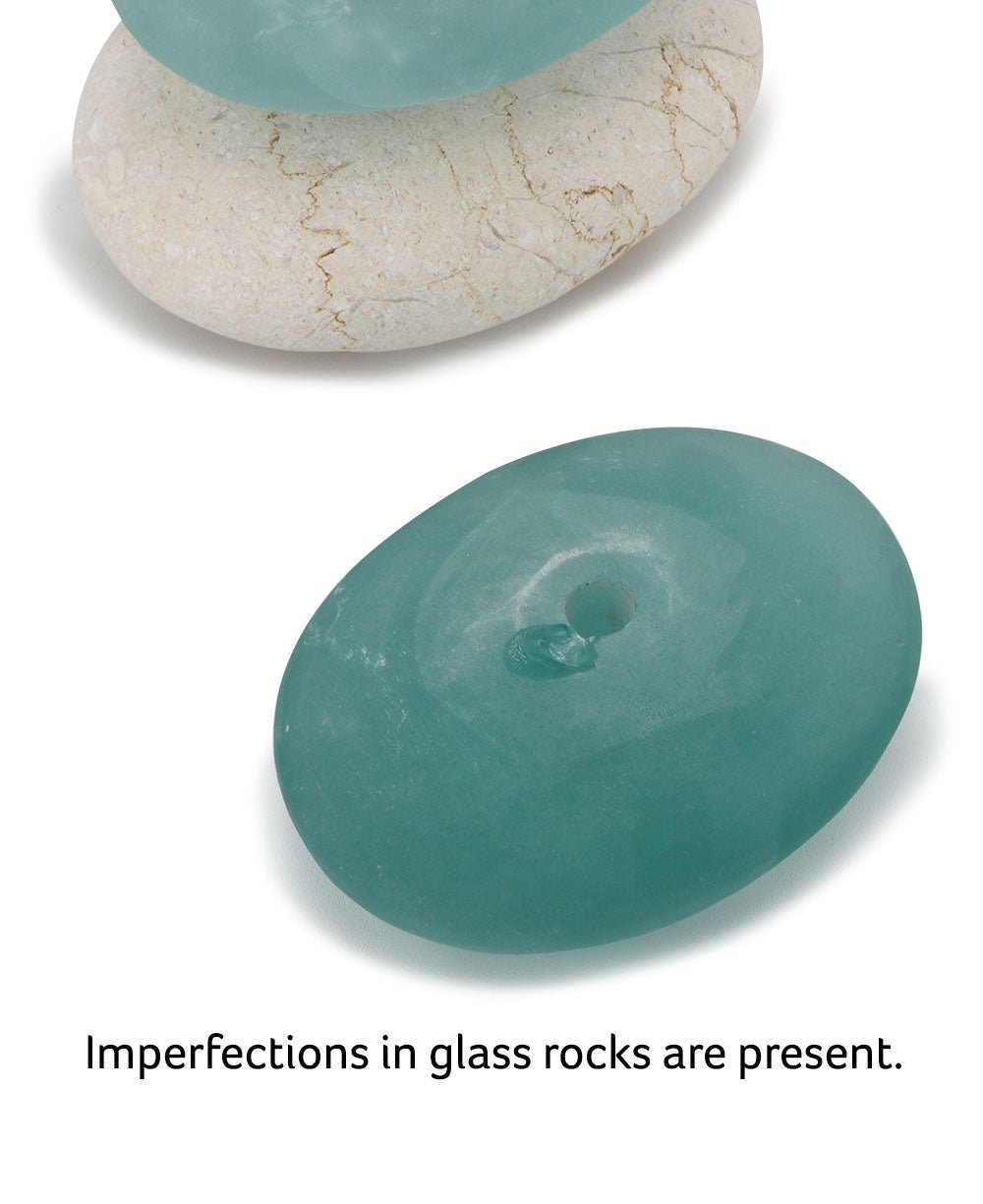 Colorful Glass Garden Zen Cairn Statue - Sculptures & Statues Triple Rock