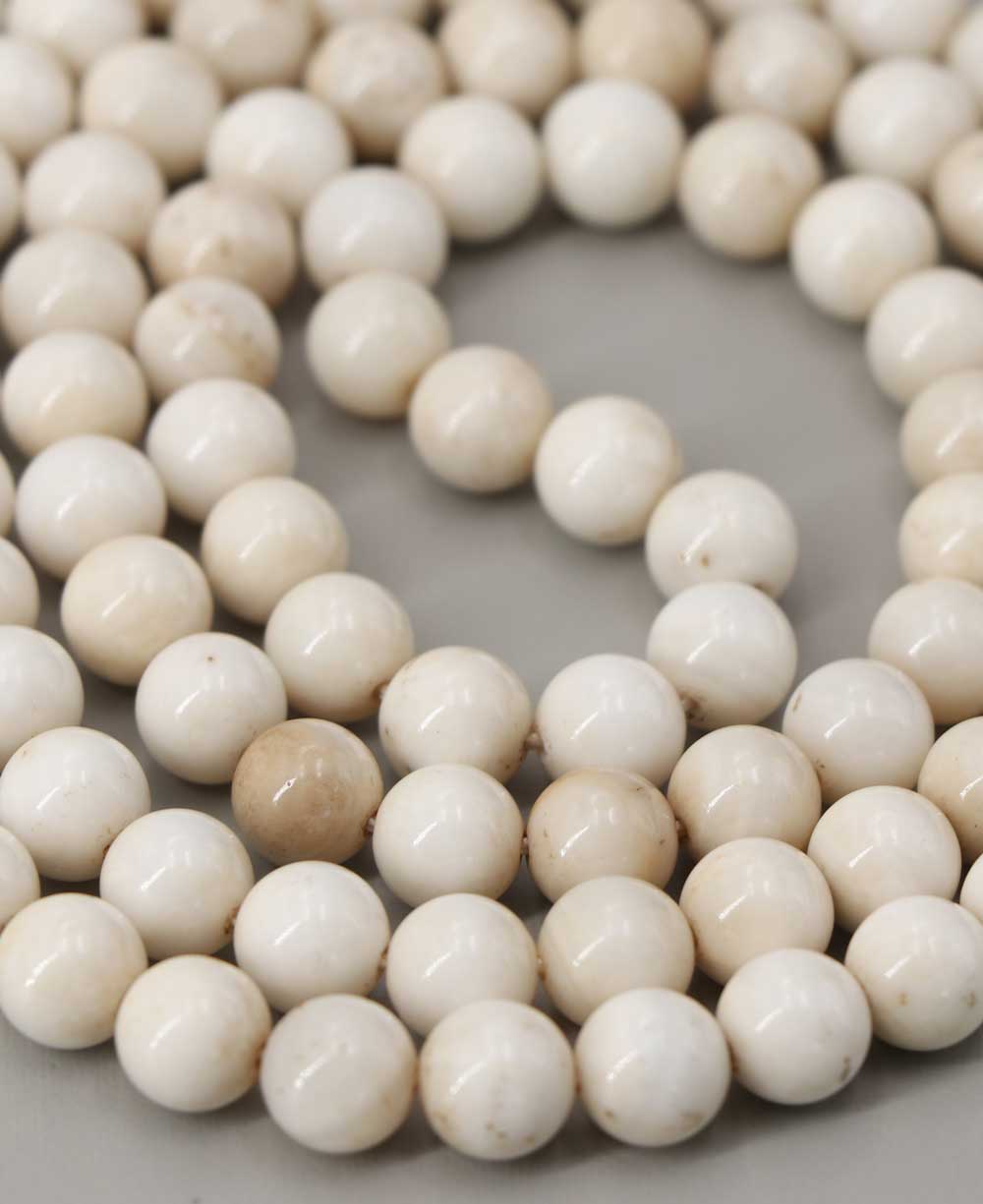 Conch Shell Meditation Mala, Nepal - Prayer Beads
