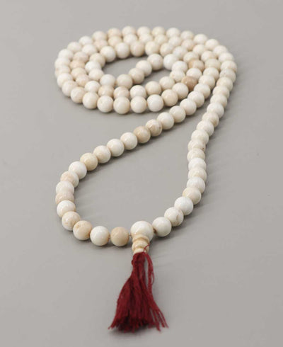 Conch Shell Meditation Mala, Nepal - Prayer Beads