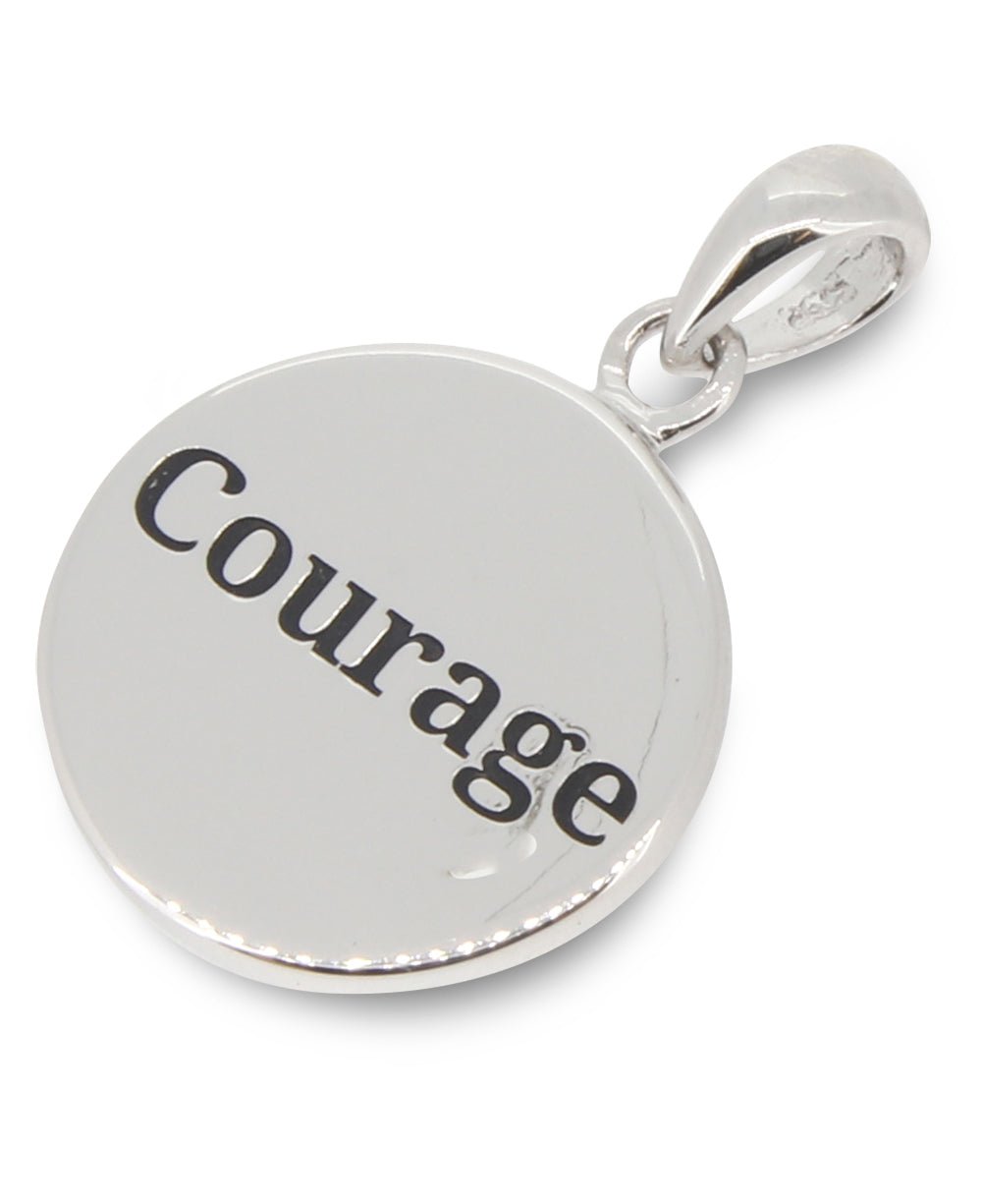 Courage Carnelian Sterling Silver Pendant - Pendant