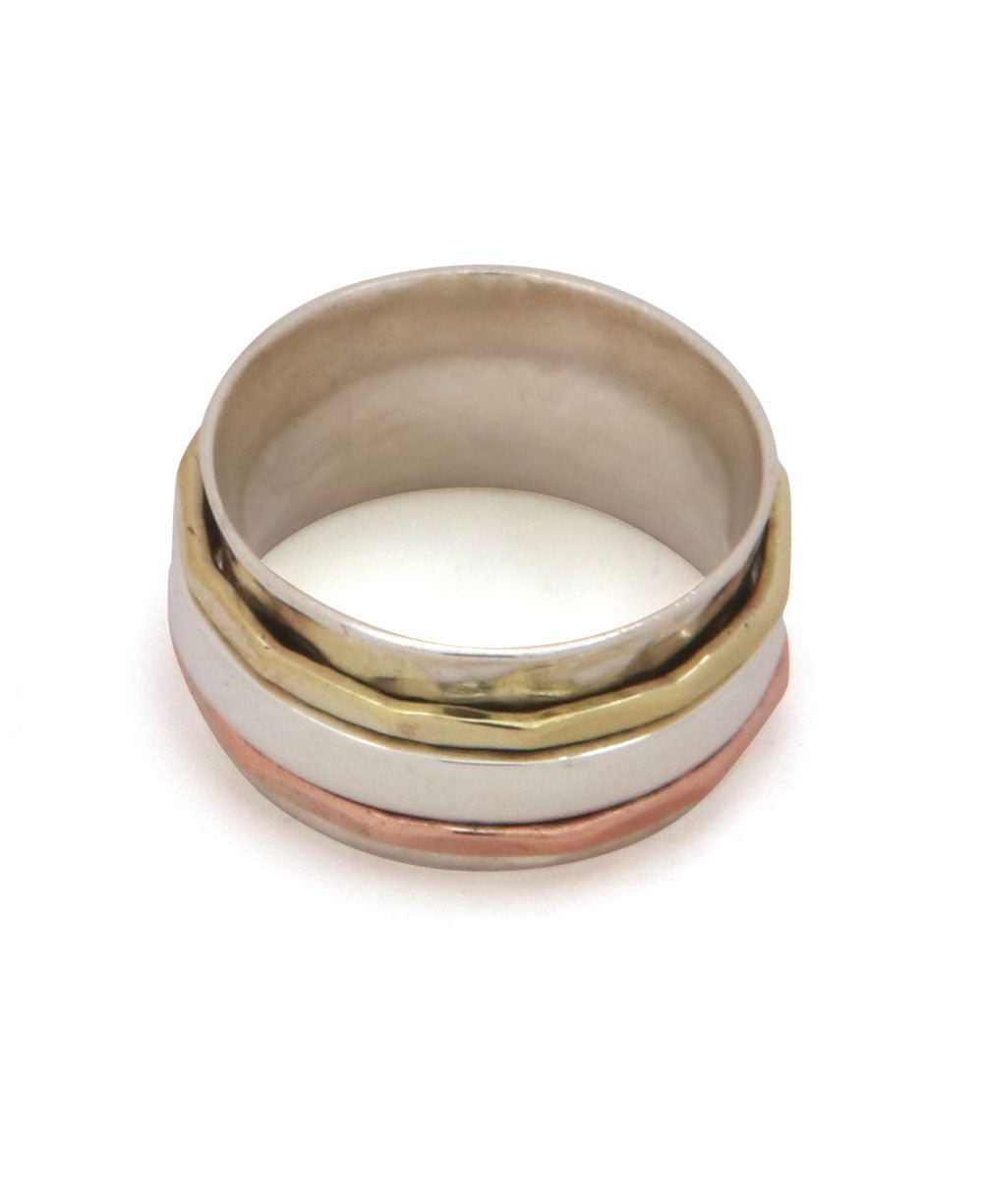 Courage To Change Mindful Spinner Meditation Ring - Rings Size 7