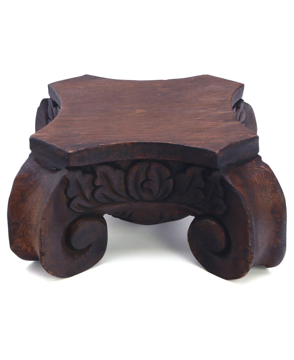 Decorative Carved Wooden Pedestal -
