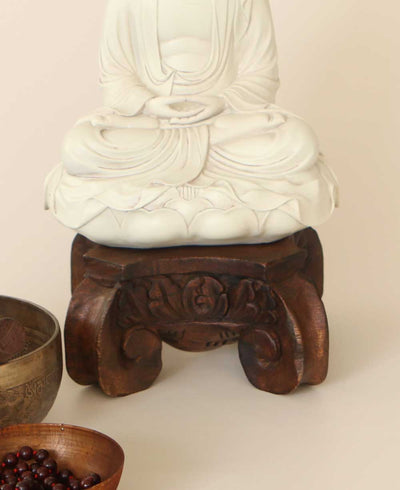 Decorative Carved Wooden Pedestal -