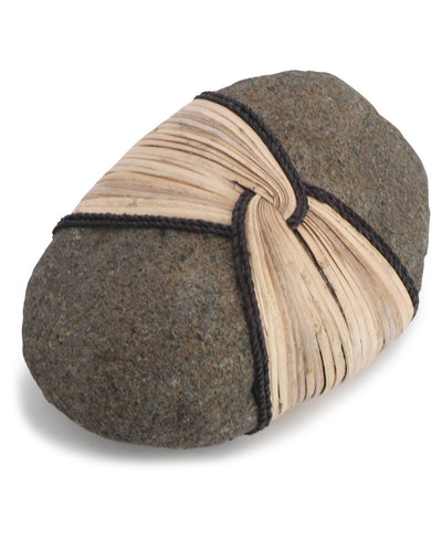 Decorative Zen Rocks With Rattan, Sold Individually - Home C