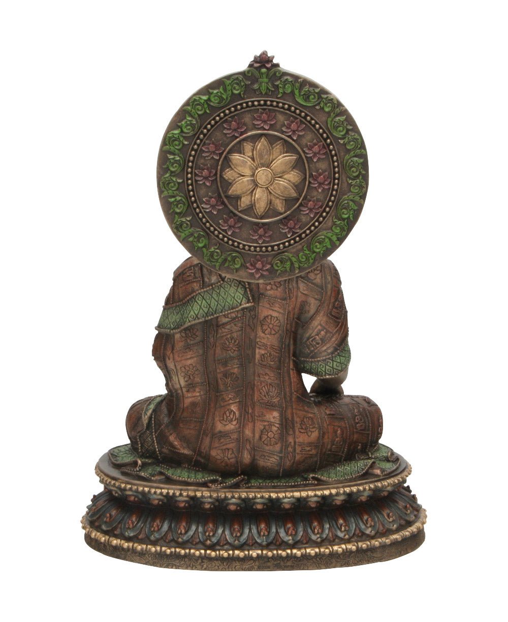 Detailed Meditating Buddha Statue, 10 Inches - Sculptures & Statues