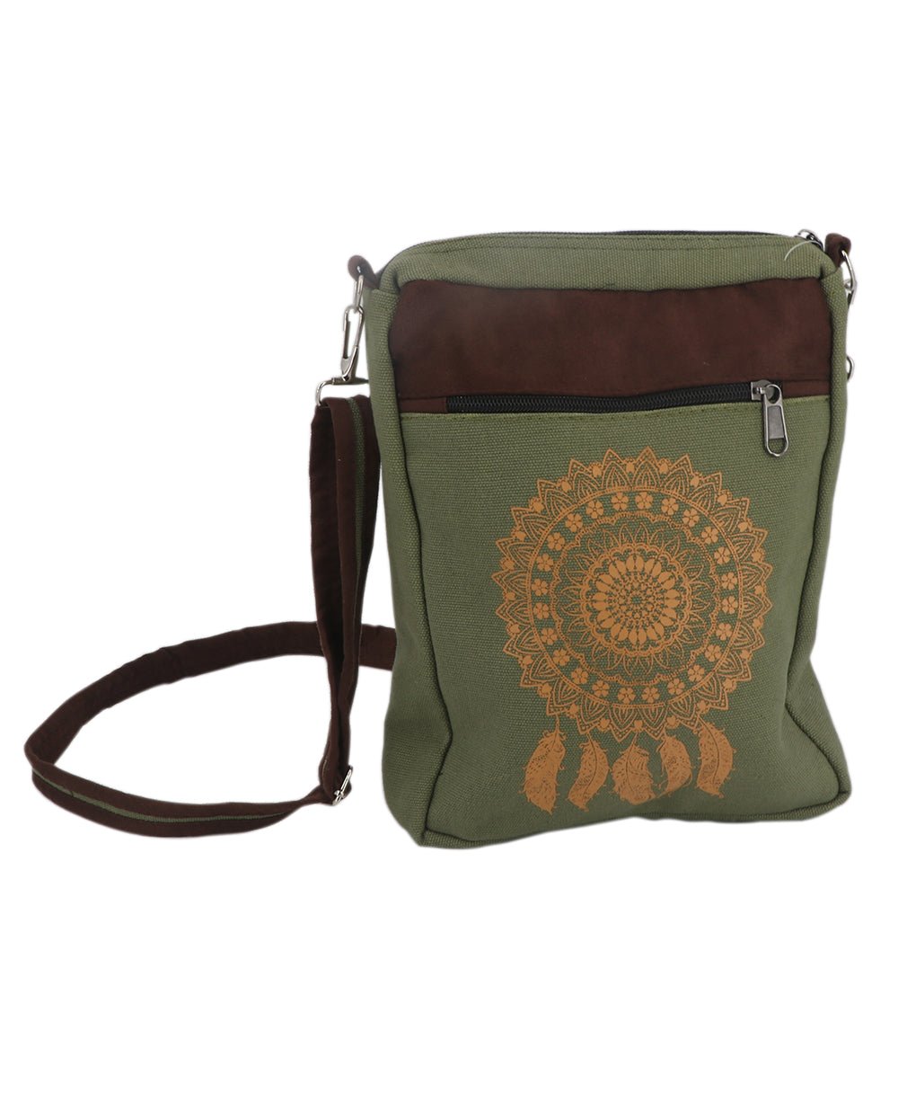 Dreamcatcher Crossbody Bag - Apparel Green