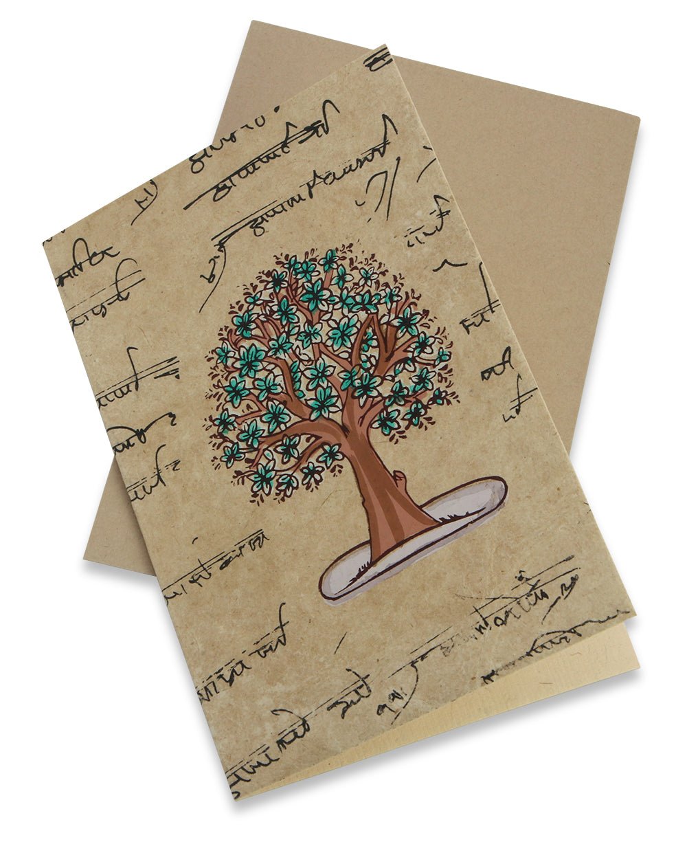 Eco-friendly Tree of Life Notecards, Set of 4 - Greeting & Note Cards