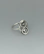 Endless Energy Sun and Moon Infinity Snake Sterling Silver Ring - Rings Size 6