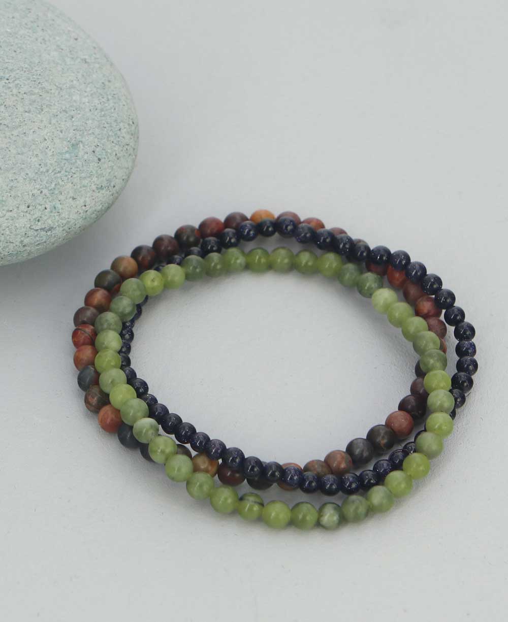 Energy Bracelets for Nurturing and Well-Being, Set of 3 - Bracelets