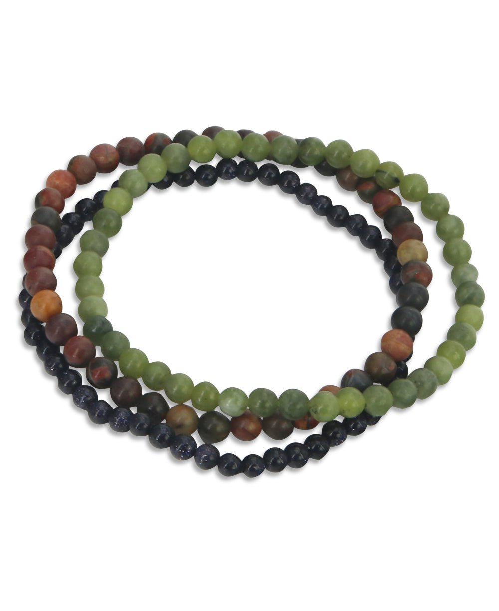 Energy Bracelets for Nurturing and Well-Being, Set of 3 - Bracelets