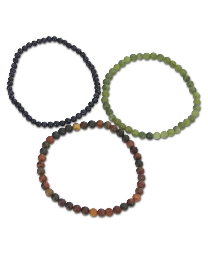 Energy Bracelets for Nurturing and Well-Being, Set of 3 - Bracelets