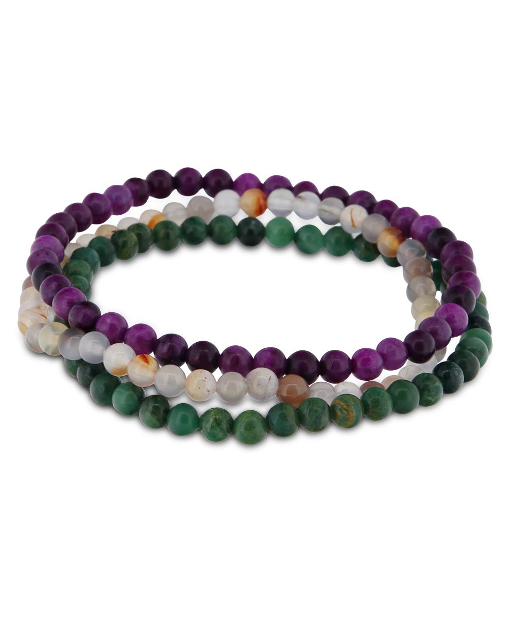 Energy Bracelets for Positive Attitude and Change, Set of 3 - Bracelets