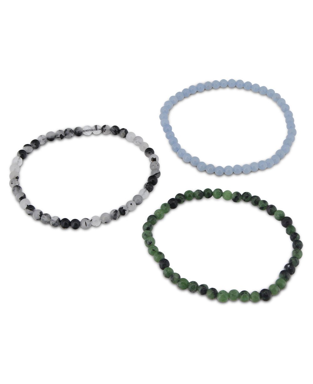 Energy Bracelets for Spiritual Intention, Set of 3 - Bracelets
