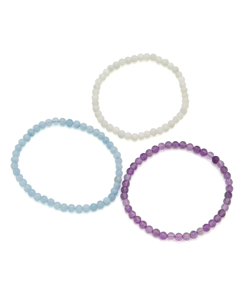 Energy Bracelets for Tranquility, Set of 3 - Bracelets