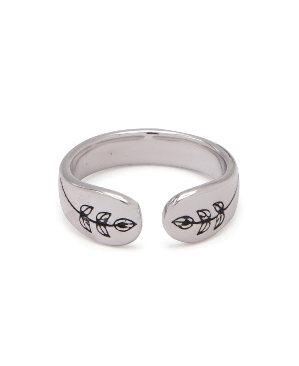Enjoy The Journey Sterling Silver Adjustable Inspirational Ring - Rings