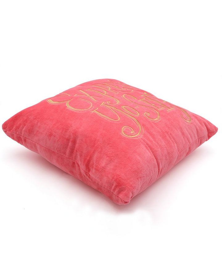 Express Yo-Self Coral Throw Pillow - Pillows