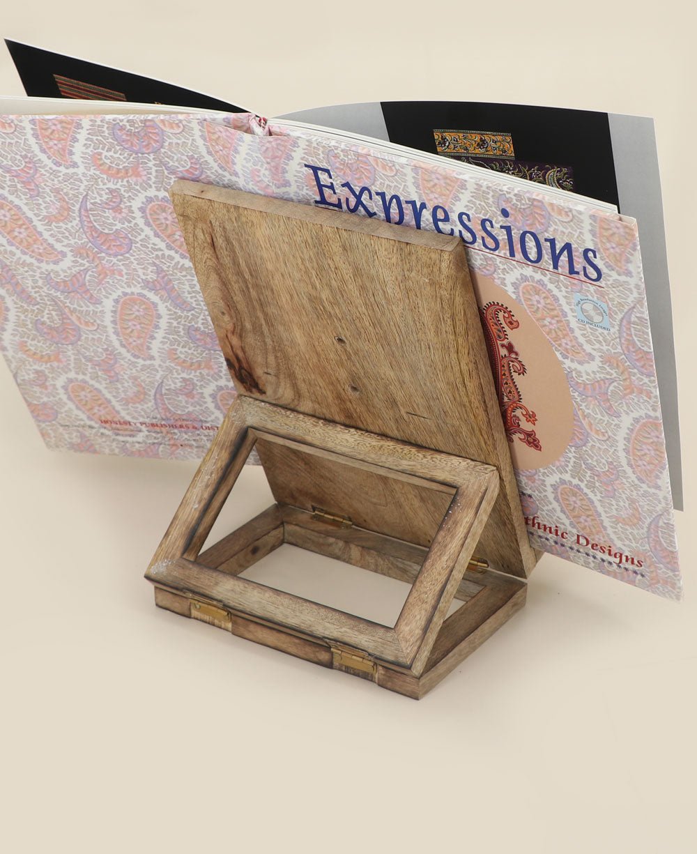 Fair Trade Carved Tree of Life Tablet And Book Stand - Book Stands & Rests