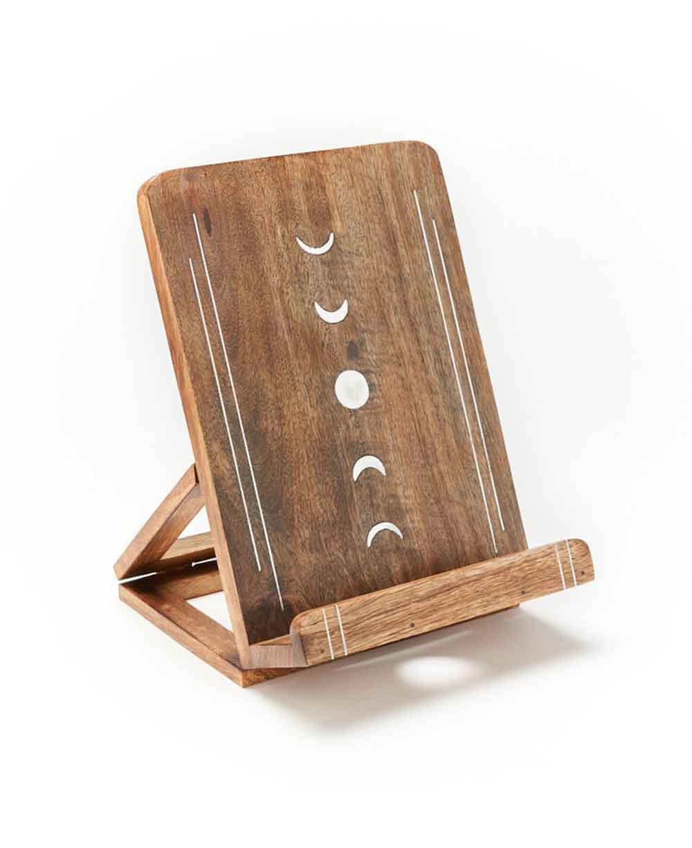 Fair Trade Moon Phase Tablet and Book Stand - Book Stands & Rests