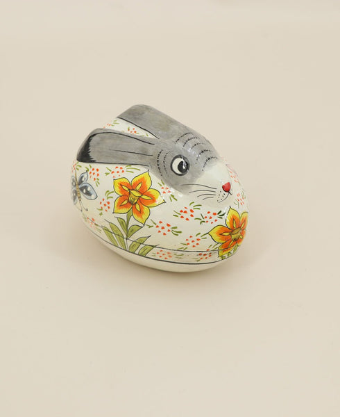 Fairtrade Floral Colorful Rabbit Trinket Box – Buddha Groove