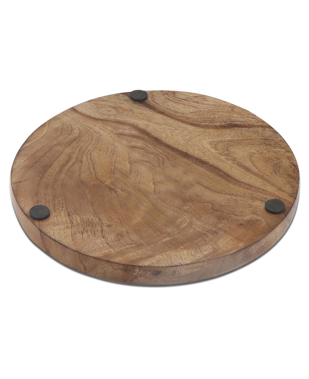 Fairtrade Hand Carved Wood Mandala Trivet - Trivets