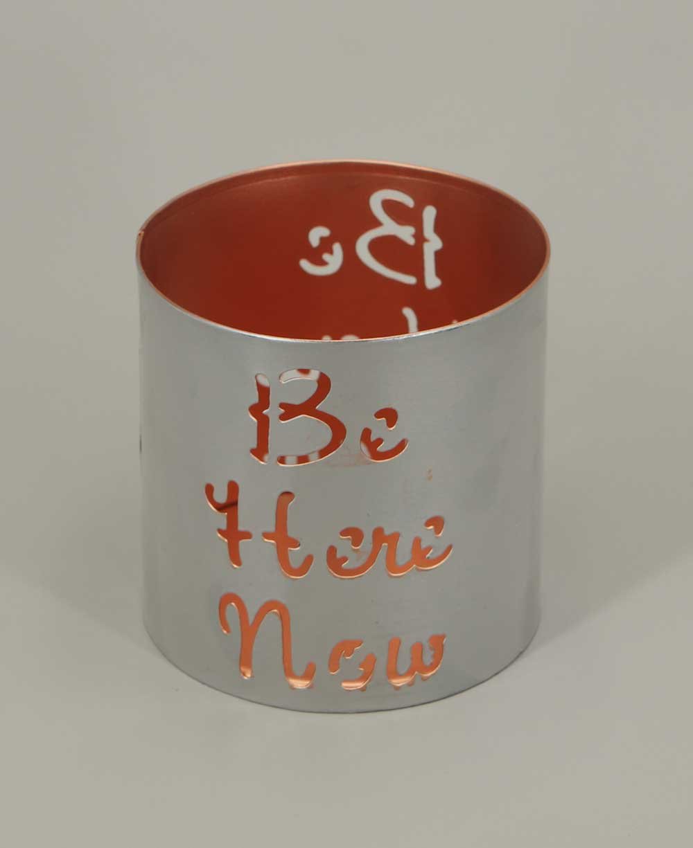 Fairtrade Inspirational Be Here Now Candle / Pen Holder - Candle Holders