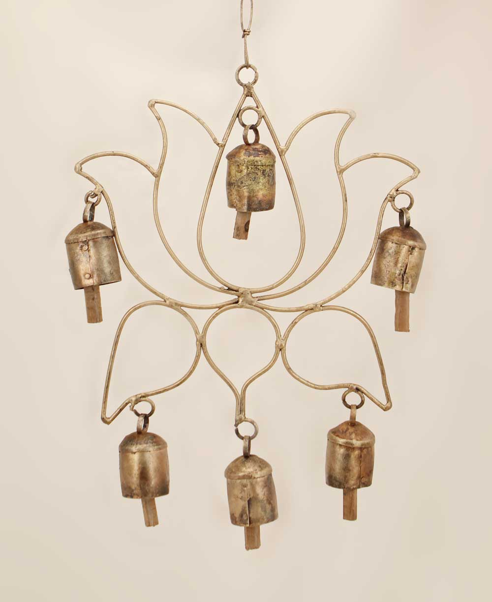 Fairtrade Lotus Bell Chime - Wind Chimes