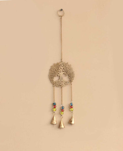 Fairtrade Small Tree of Life Bell Chime Wall Hanging - Wind Chimes