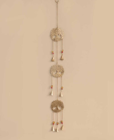 Fairtrade Three Tier Tree of Life Bell Chime Wall Hanging - Wind Chimes