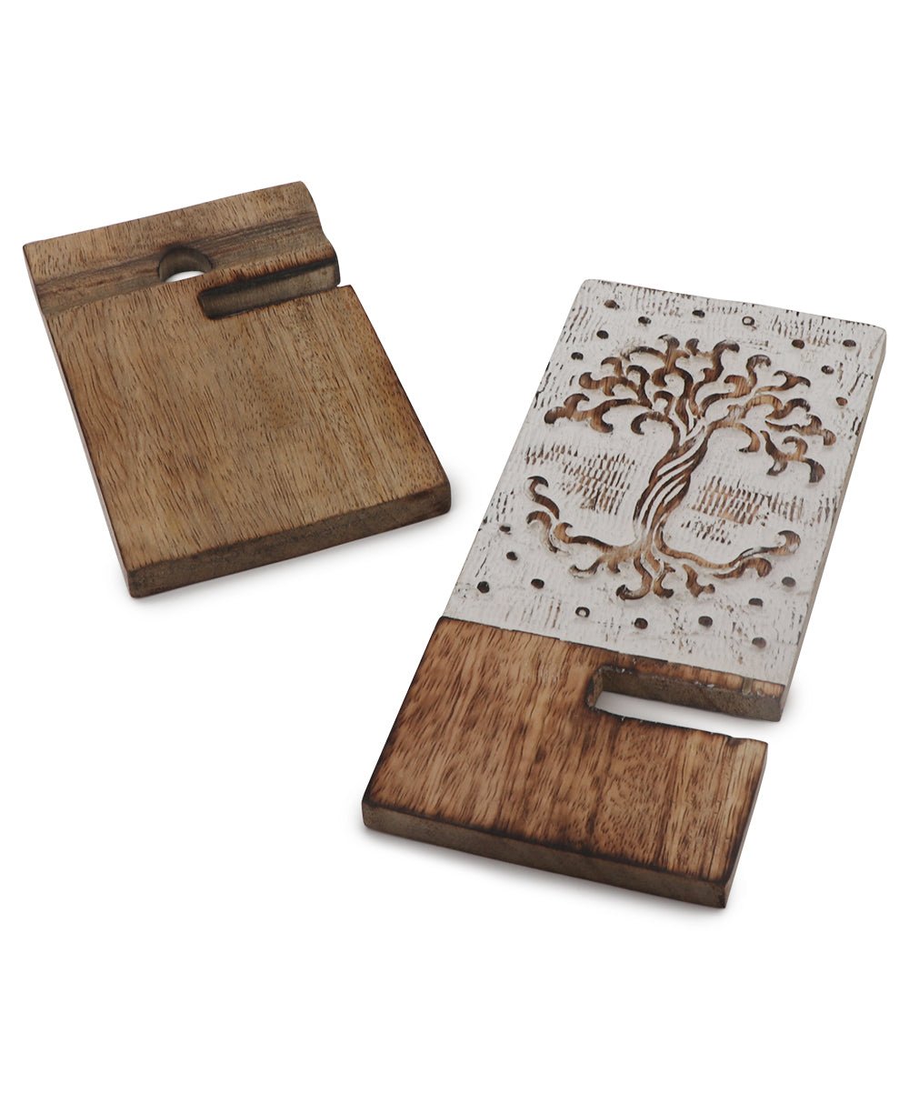 Fairtrade Tree of Life Phone Holder Charging Dock - Mobile Phone Stands