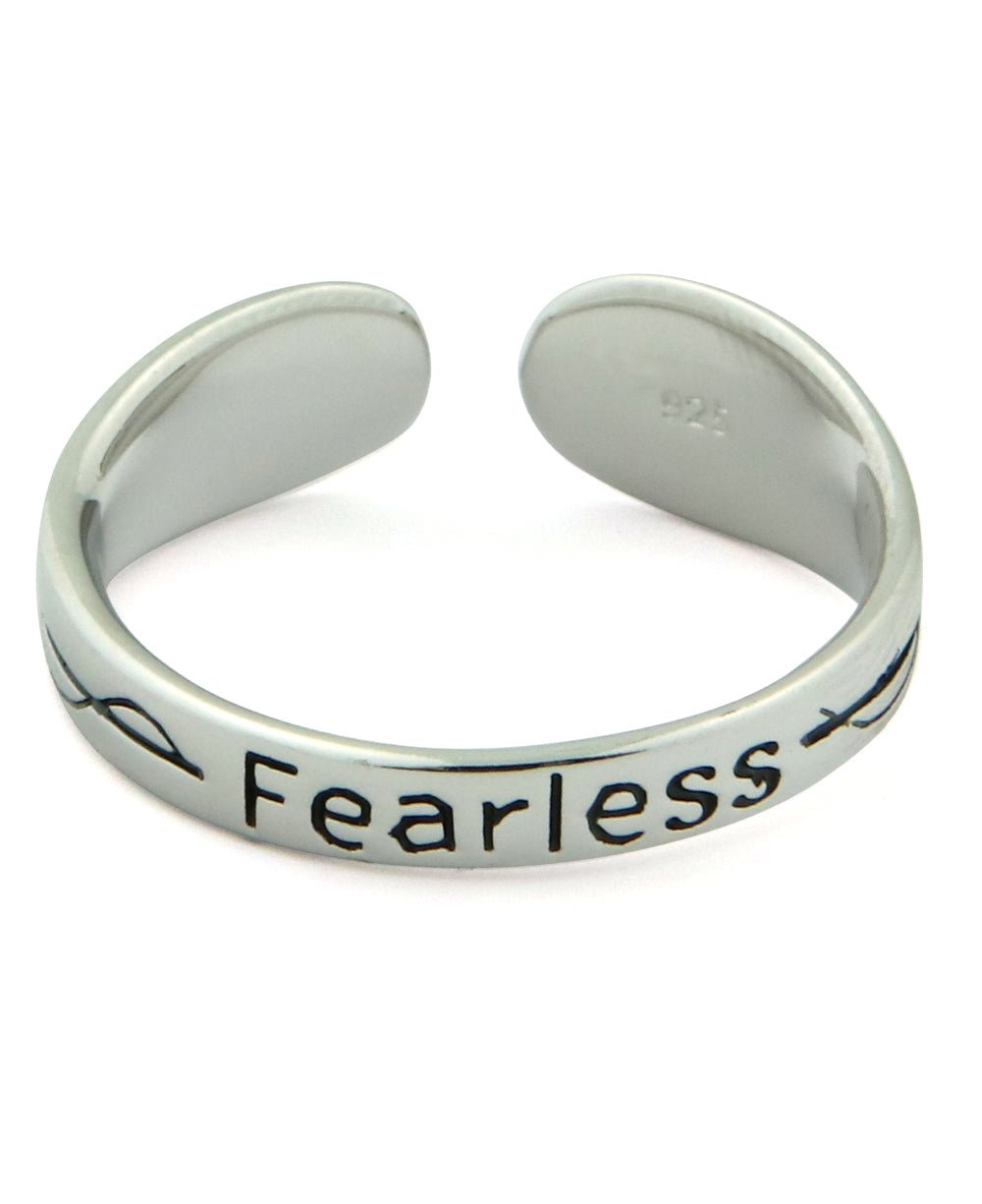 Fearless Inspirational Mantra Ring - Rings