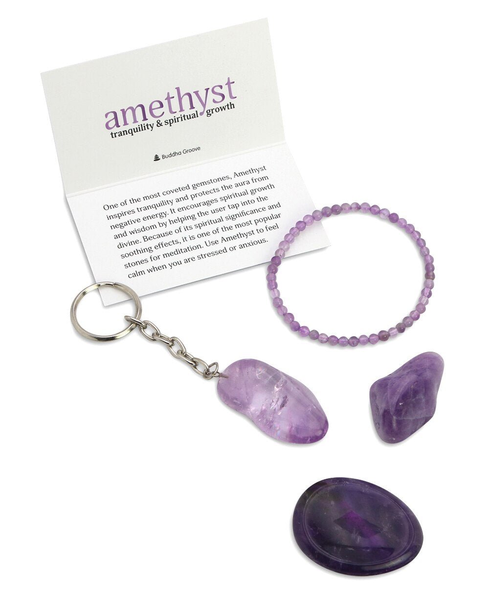 For the Love of Amethyst Crystal Gift Set - Bracelets