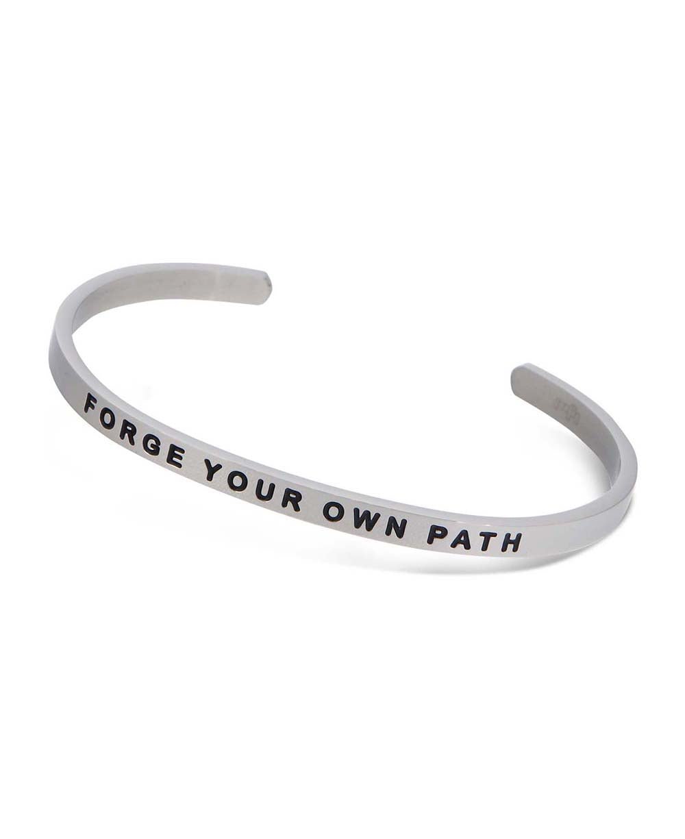 Forge Your Own Path Inspirational Cuff Bracelet - Bracelets