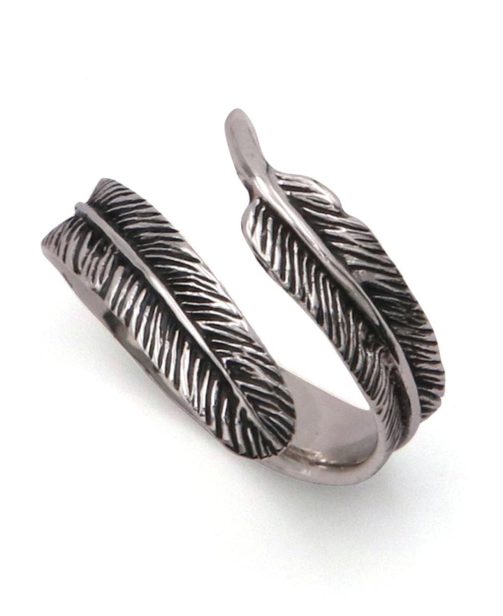 Free as a Bird Feather Wrap Ring - Rings