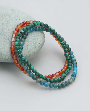 Gemstone Manifest Bracelets for Transformation, Set of 3 - Bracelets