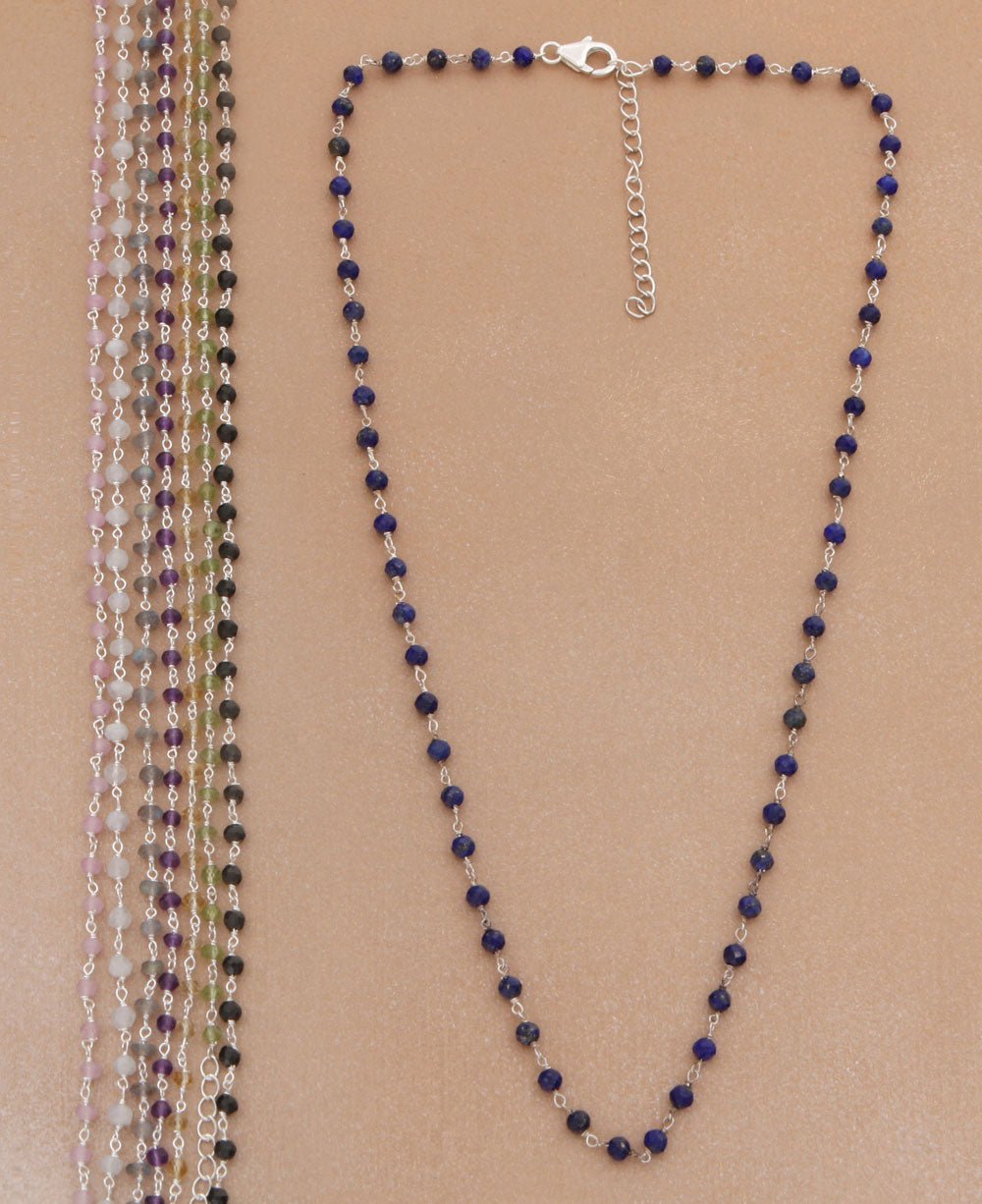 Gemstone Necklace Chain - Chains Amethyst