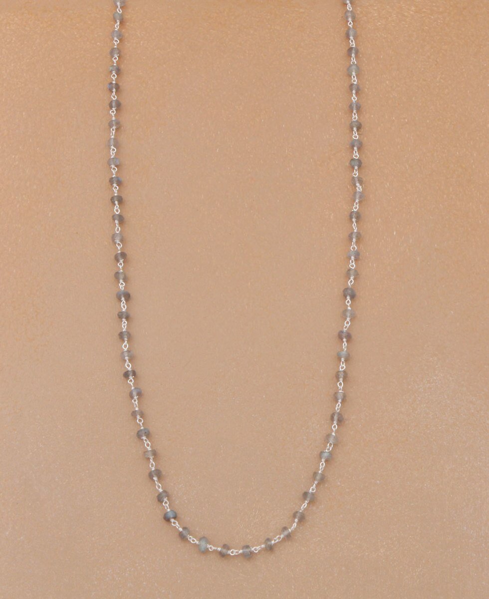 Gemstone Necklace Chain - Chains Labradorite