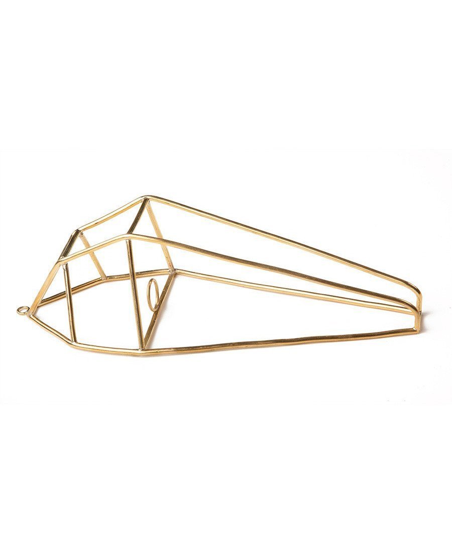 Geometric Brass Wall Terrarium, Kenya - Wall Art