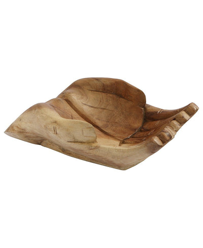 Giving Hands Wooden Statue and Display Bowl - Bowls