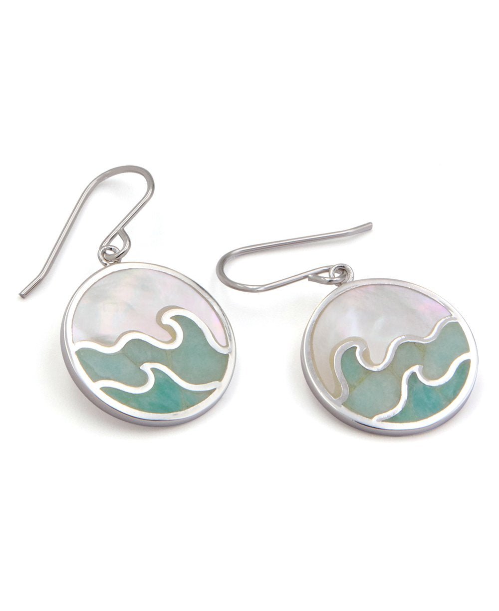 Go With the Flow Ocean Earrings - Earrings
