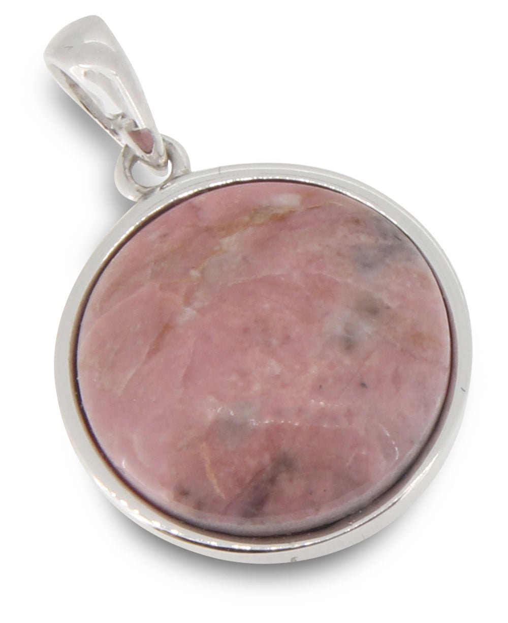 Grace Rhodonite Sterling Silver Pendant - Charms & Pendants