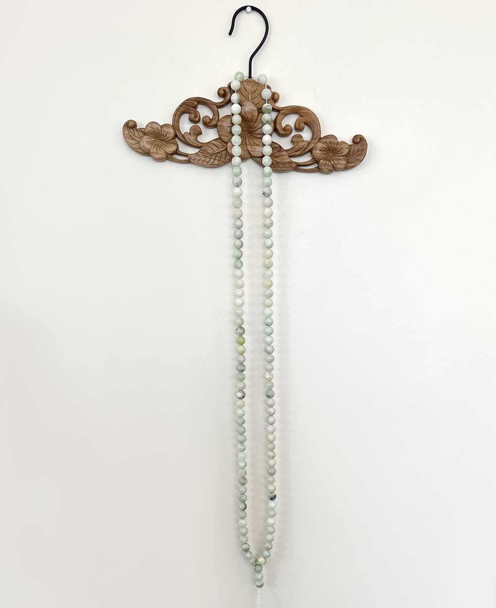 Green Jade Beads Decorative Strand - Wreaths & Garlands